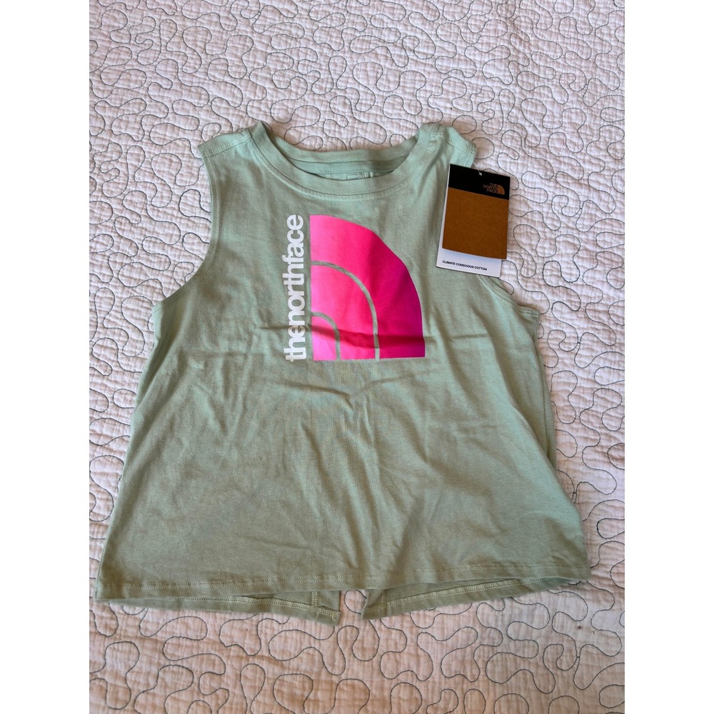 The North Face Girls Misty Sage G Tie-Back‎ Tank Top Size Medium 10